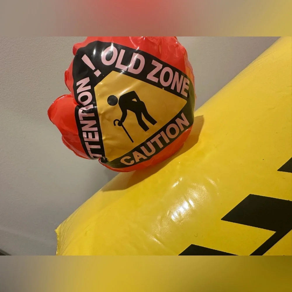 ArtCreativity Old Zone Inflatable Over The Hill Party Decorations Birthday